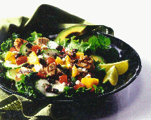 Mango & Black Bean Salad with Grilled Tuna
